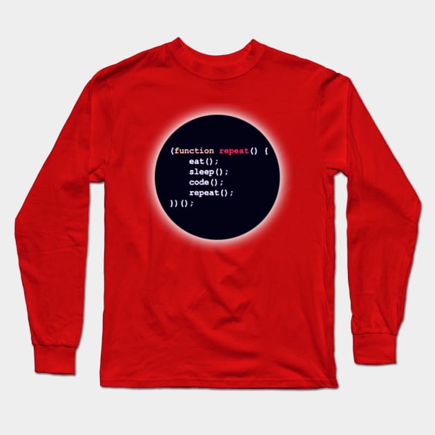 Life Coding Programming Long Sleeve T-Shirt by Belbegra